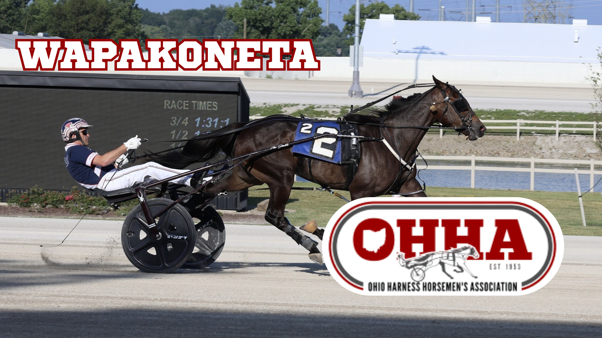 Ohio Harness Horsemen\'s Association Racing From Wapakoneta day 2