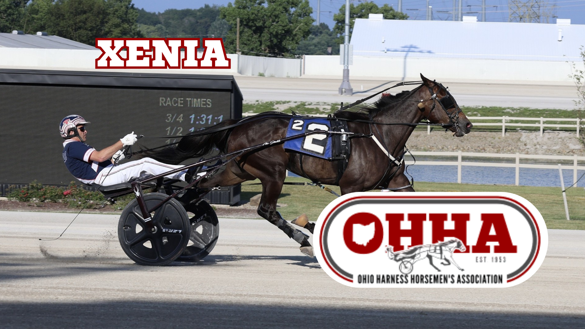 Ohio Harness Horsemen\'s Association Racing From XENIA Day1 Part1